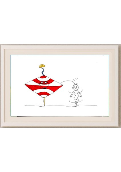 Ivan Smirnov 29X21CM Orijinal Karikatür Tablo fırsatları