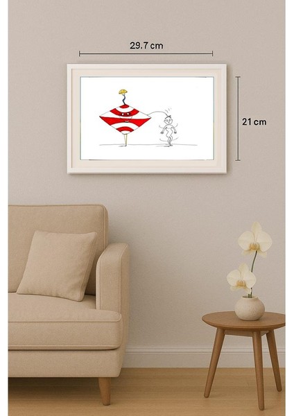 Ivan Smirnov 29X21CM Orijinal Karikatür Tablo indirimleri