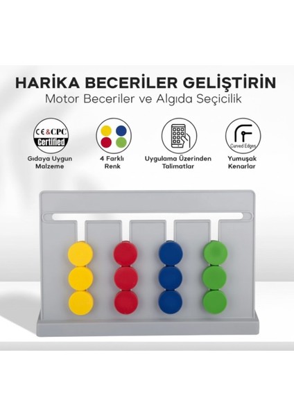 Master Abacus Rubik Abaküs Montessori Zeka Oyunu Dijital Oyun Kartları ile Destekli fırsatları