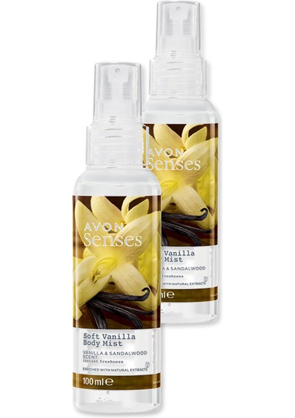 Senses Soft Vanilla Vücut Spreyi 100ML Ikili Set