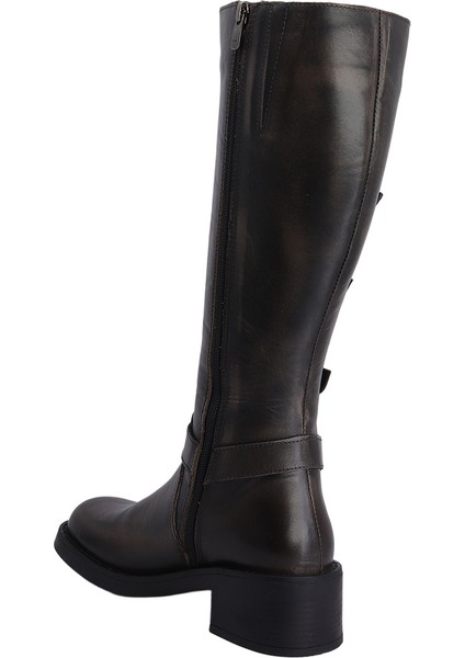 26105455 Hakiki Deri Kadın Çizme modelleri