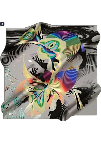 Nostalji Tivil Ipek Eşarp 8432-971