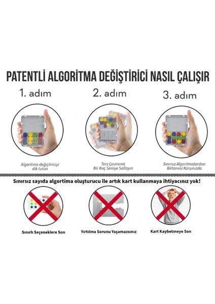 Master Abacus Rubik Abaküs Montessori Zeka Oyunu Dijital Oyun Kartları ile Destekli