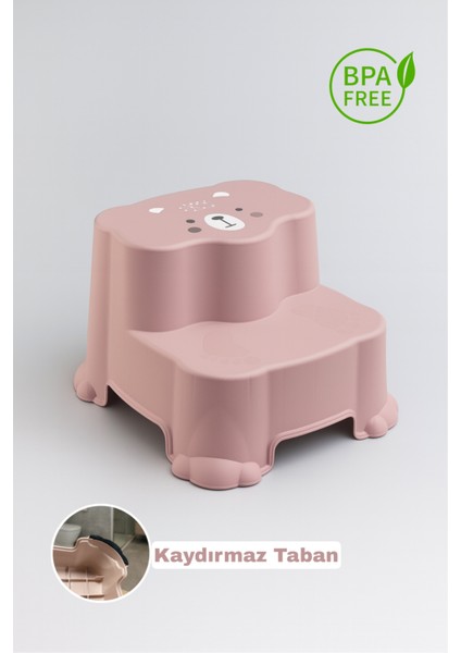 2'li Tuvalet Eğitim Seti - Basamaklı Çocuk Taburesi ve Kulplu Klozet Adaptörü modelleri