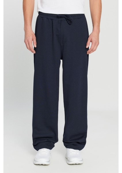 Pamuklu Standart Fit Normal Kesim Beli Bağlamalı Yan Cepli Eşofman Altı