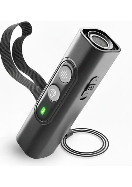 Ultrasonik Köpek Kovucu USB Şarjlı Hafif Pratik Güvenli, Saldırı ve İstenmeyen Havlamalara Son