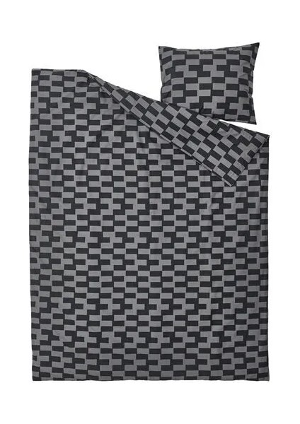 Blaskata Çocuk Nevresim Takımı Gri Siyah 150 x 200/50 x 60 cm fiyatları