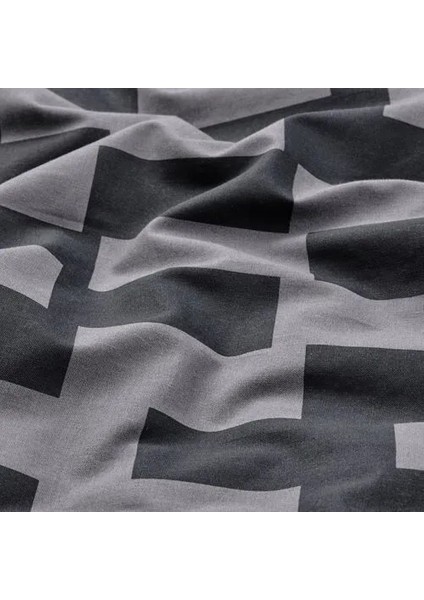 Blaskata Çocuk Nevresim Takımı Gri Siyah 150 x 200/50 x 60 cm