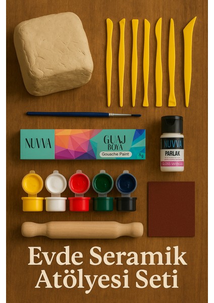Seramik Hamuru Başlangıç Seti - 10