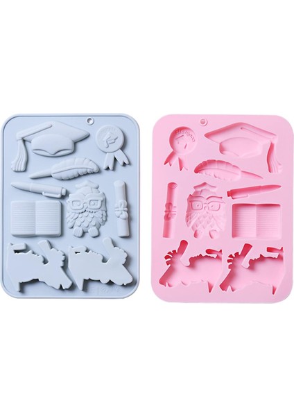 Silikon Mezuniyet Temalı Çikolata ve Jelibon Kalıbı 9 Lu fiyatları