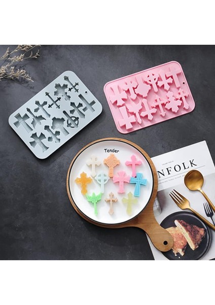 Silikon Hac Şekilleri Çikolata ve Jelibon Kalıbı 12 Li modelleri