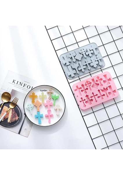 Silikon Hac Şekilleri Çikolata ve Jelibon Kalıbı 12 Li