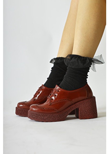 Lenie Bordo Rugan Lazer Kesim Detaylı Kadın Günlük Ayakkabı fiyatları