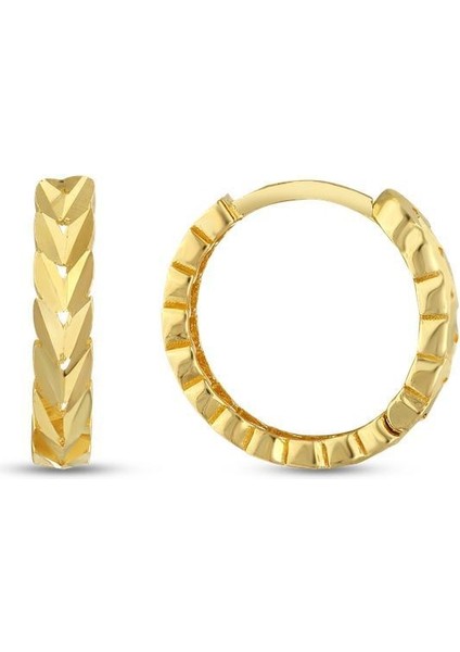 Altın Halka Küpe - 14K