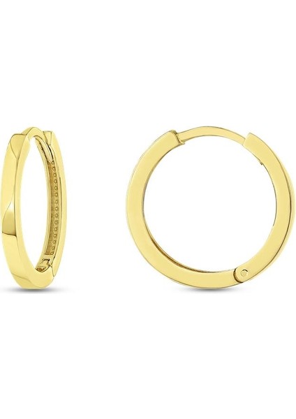 Altın Halka Küpe - 14K