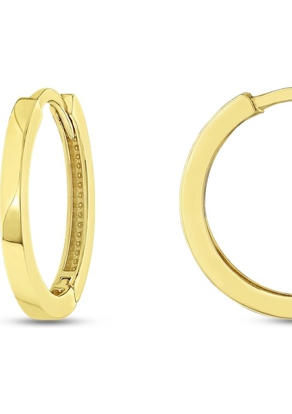 Altın Halka Küpe - 14K fiyatları