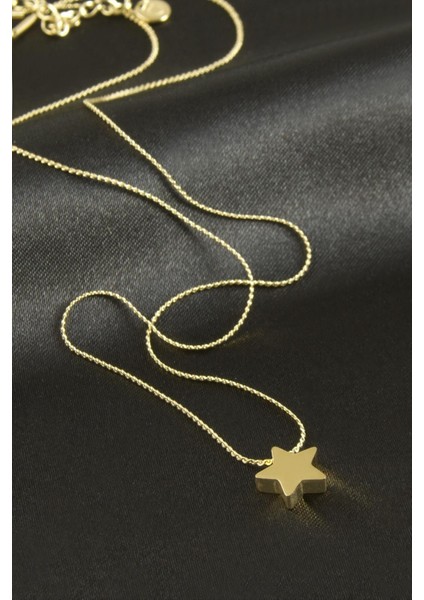 Yıldız Lüks Çelik Kolye