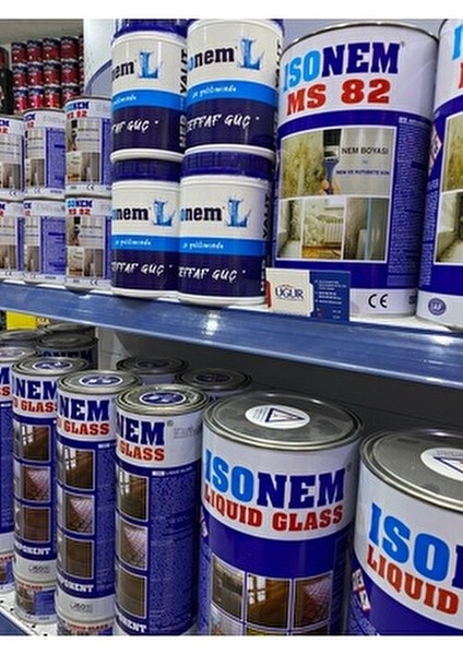 Isonem L Şeffaf Güç Su Yalıtım Boyası 1 kg + Luna Kestirme Fırça No 2 modelleri