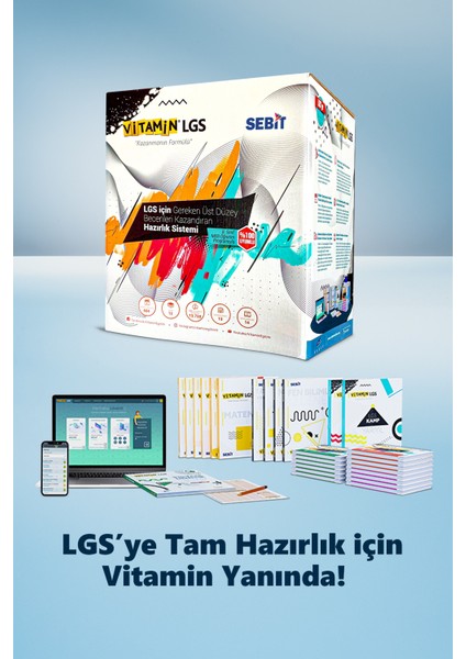 LGS Süper Set 2026 8. Sınıf LGS Tüm Dersler Dijital + 13 Soru Bankası + 14 Adım Kartı + Denemeler + Konu Anlatımı
