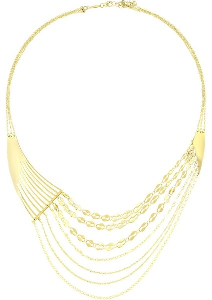 Altın Tasarım Kolye - 14K