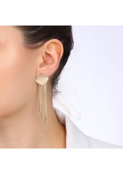 Altın Sallantılı Küpe - 14K modelleri