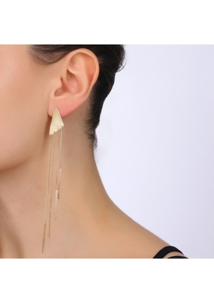 Altın Sallantılı Küpe - 14K modelleri