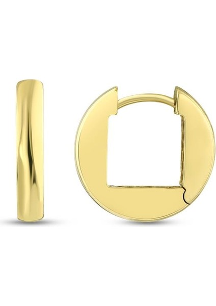 Altın Halka Küpe - 14K