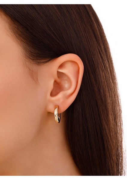 Altın Halka Küpe - 14K modelleri