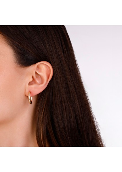 Altın Halka Küpe - 14K modelleri