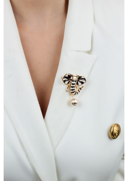 Gold Küre Sallantılı Fil Broş fiyatları