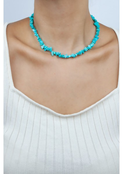 Turkuaz Doğaltaş Kolye fiyatları