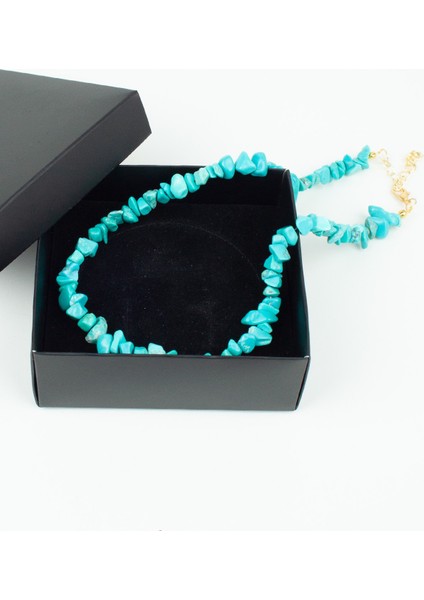 Turkuaz Doğaltaş Kolye modelleri