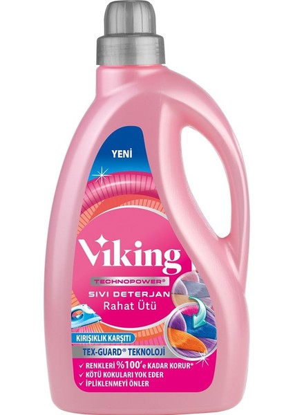 Sıvı Çamaşır Deterjanı 2700 Ml. Rahat Ütü 45W 2 Adet