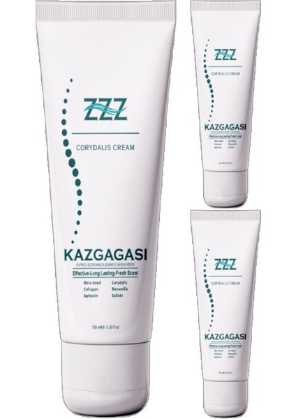Kaz Gagası 3 Adet Özel Karışımlı Corydalis 100 ml Teskin Kremi