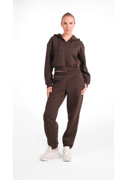 Liri Yumuşak Dokulu 3 Iplik Kadın Eşofman Takımı