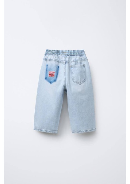 Yamalı ve Armalı Kot Pantolon fiyatları