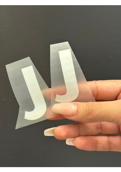 2 Li Ütü Ile Yapışan J Harfi Arma Transfer Baskı 5x2 cm fiyatları