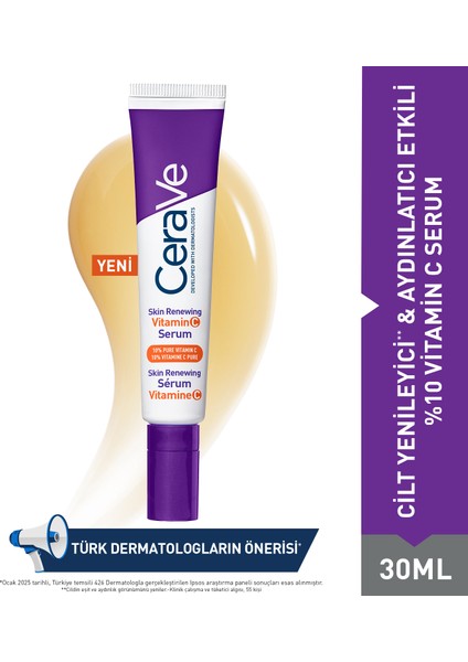 Cilt Yenileyici C Vitamini Serumu 30 ml