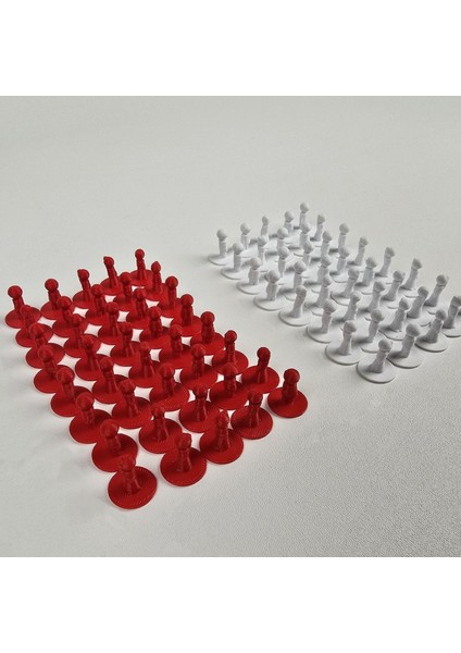 Masa Oyunu Aksesuarı- İnkılap Kutu Oyunu ile Uyumlu 3D İşçiler Detay Seti (OYUN DAHİL DEĞİLDİR.)