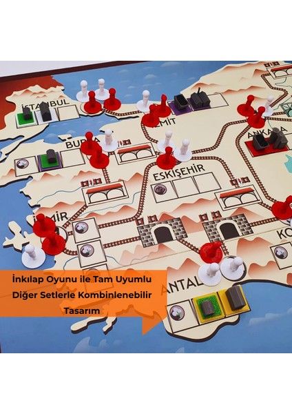 Masa Oyunu Aksesuarı- İnkılap Kutu Oyunu ile Uyumlu 3D İşçiler Detay Seti (OYUN DAHİL DEĞİLDİR.) indirimleri