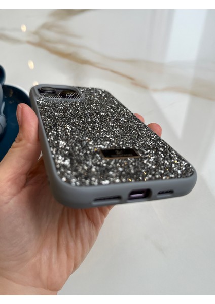 iPhone (15 Pro Max) Uyumlu Lüks Taşlı Kılıf modelleri
