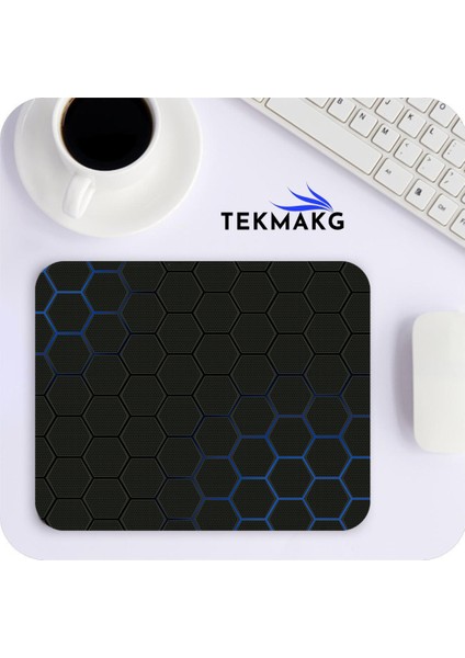 Petek Desenli Mouse Pad 25X30 cm Kaymaz Taban Oyuncu Mousepad Ofis Bilgisayar Laptop Masaüstü Pedi