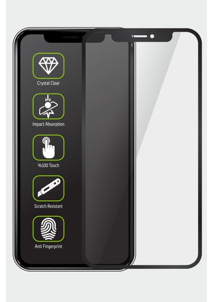 TG133-111 Samsung Galaxy S24 FE Anti-Statik 5D Temperli Cam Koruyucu