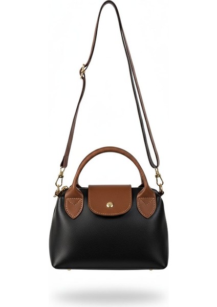 Siyah Taba Kadın Omuz ve El Çantası Küçük Boy fırsatları