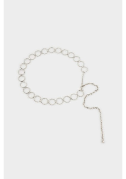 Kadın Gold Yuvarlak Temalı Metal KEMER G3803AXNS