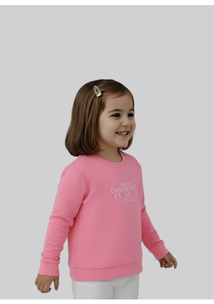 Fiyonk Baskılı Kız Çocuk Sweatshirt fiyatları