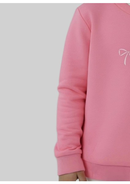 Fiyonk Baskılı Kız Çocuk Sweatshirt indirimleri