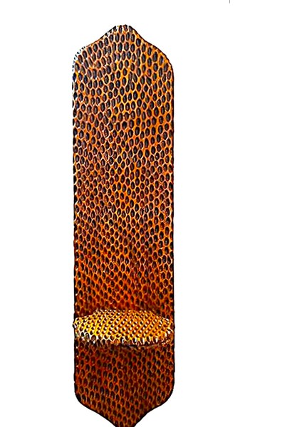 Petek Model - El Oyması Büyük Boy Ahşap Dekoratif - Mumluk & Şamdan fiyatları