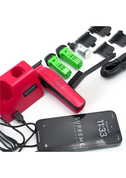 Recharge Tıraş Makineleri Seti 7500+ Rpm Motor, 3 Saatlik Pil, Çıkarılabilir Batarya fırsatları