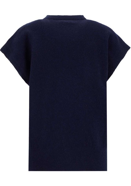 Bisiklet Yaka Relaxed Düz Lacivert Kazak Kadın J5WL-KZK7118 fiyatları